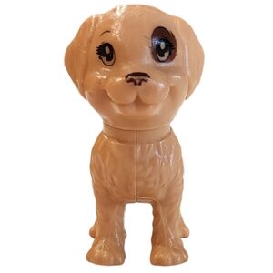 Mattel Barbie Golden Retriever Puppy Brown Spot Dog from Hugs 'N' Horses Playset